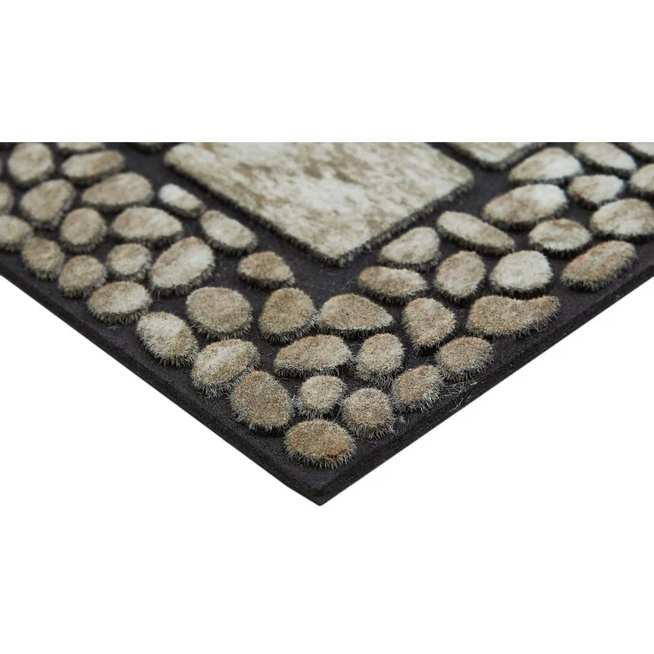 Andiamo Stufenmatte Outdoor, 2er Set, rechteckig, Höhe: 6 mm, Outdoor-Stufenmatten, Stein Motiv, Gartenbereich, Außenbereich – Bild 3