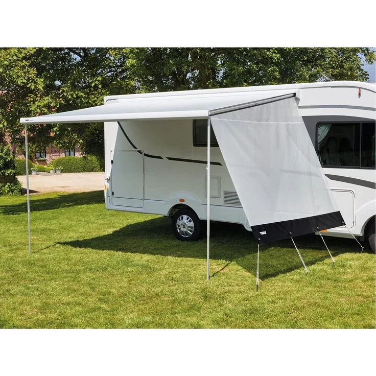 Thule Sun Blocker G2 Seitenwand Medium 2,75 Sonnenschutz Wohnwagen Camping Sichtschutz Markise grau – Bild 1