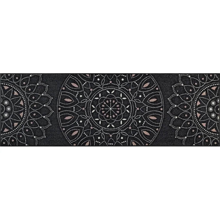 wash+dry by Kleen-Tex Läufer Purnima, rechteckig, Höhe: 7 mm, Schmutzfangläufer, Mandala Motiv, rutschhemmend, waschbar