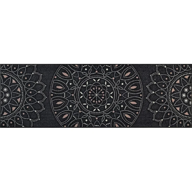 wash+dry by Kleen-Tex Läufer Purnima, rechteckig, Höhe: 7 mm, Schmutzfangläufer, Mandala Motiv, rutschhemmend, waschbar