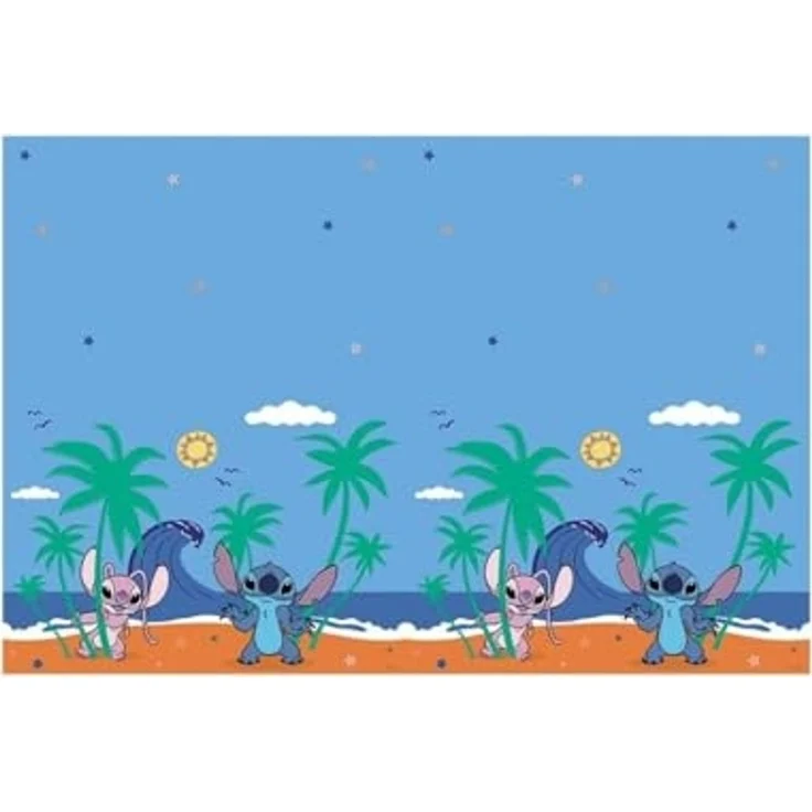 Procos Tischdecke Disney Stitch - Partytischdecke - ca. 120 x 180 cm – Bild 1