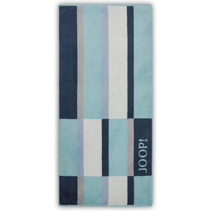 JOOP! Handtücher Shades Checked Aqua 1688 11 50 x 100 cm