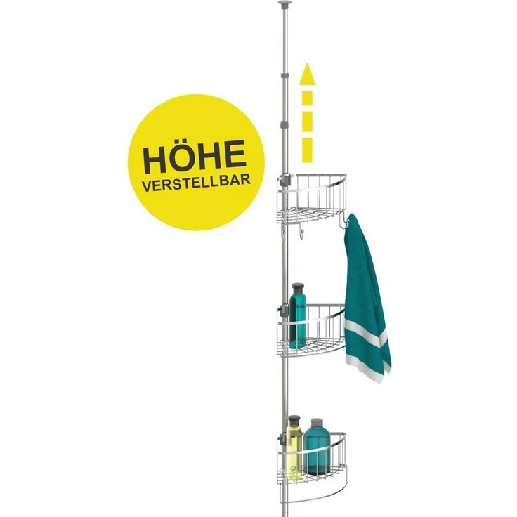 EISL Teleskop-Eck-Duschablage Chrom 438837 – Bild 3