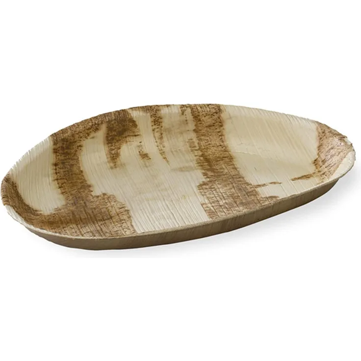 First 210bbaeg26 Areca Tablett Ei Palme Hellbeige 25,5 x 17,5 x 7 cm 10 teilig