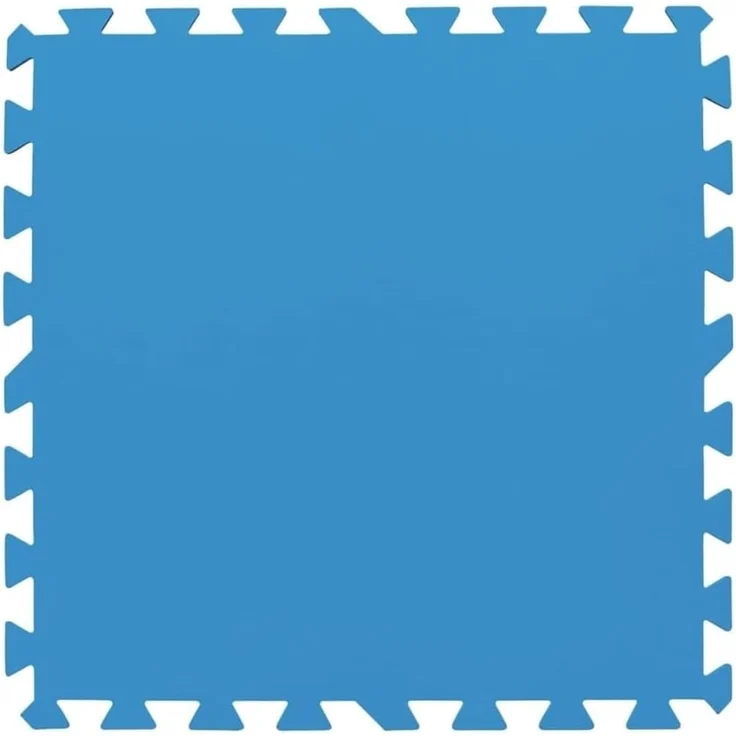 Bestway | Flowclear Pool-Bodenschutzfliesen-Set XL | 18 Stück á 50 x 50 cm | Blau | idealer Schutz für Pool und Rasenfläche – Bild 1