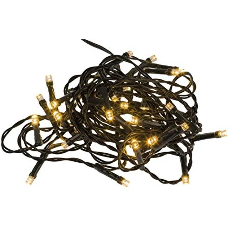 Idena LED-Lichterkette Idena 8325056 - LED Lichterkette mit 40 LEDs in Warmweiß, 8 Stunden – Bild 3