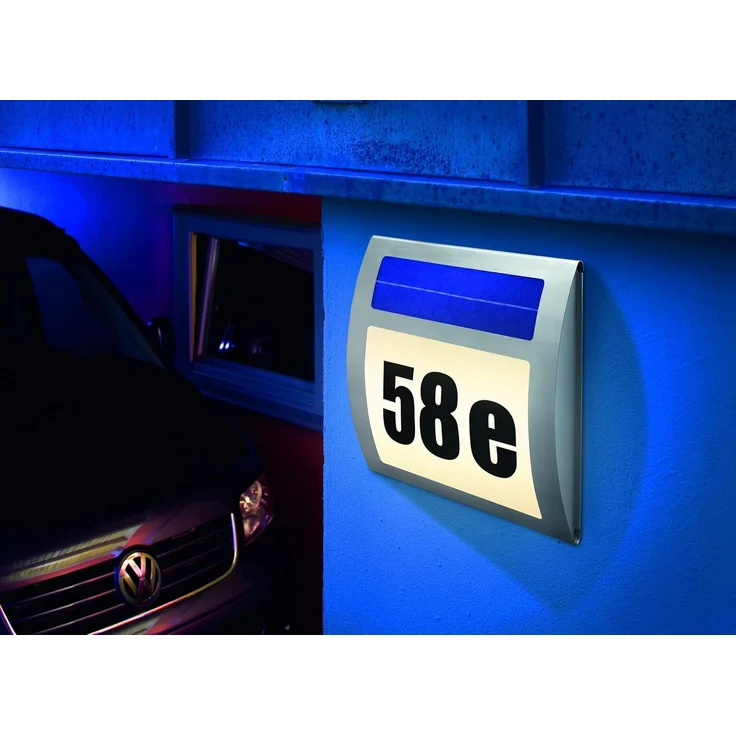 Esotec Solar Hausnummernleuchte "Wave" – Bild 5