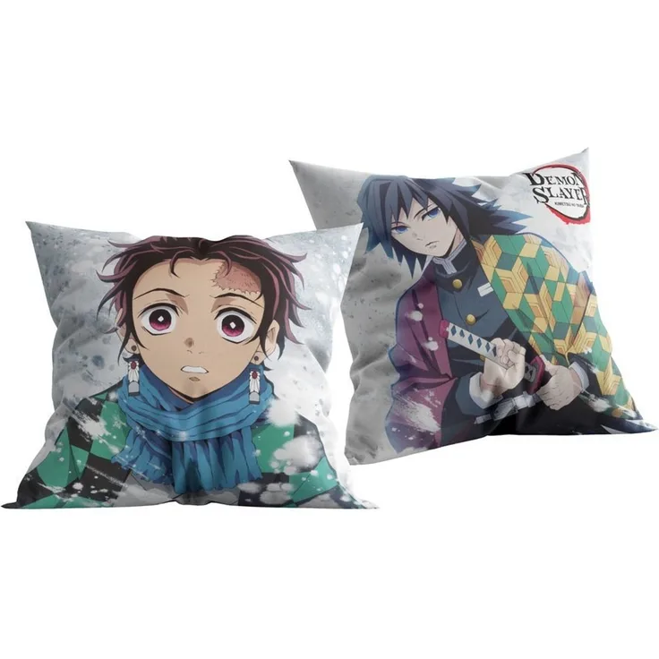 Demon Slayer Dekokissen Kuschelkissen (1 Stk.) 40 x 40 cm aus Polyester