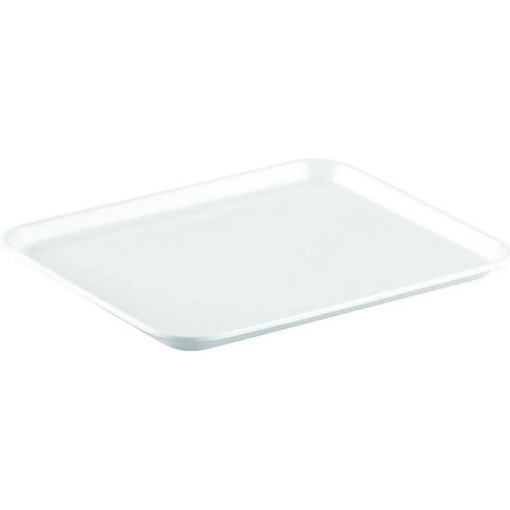 WACA Auslagenplatten klassisches Serviertablett aus Melamin Farbe Weiß