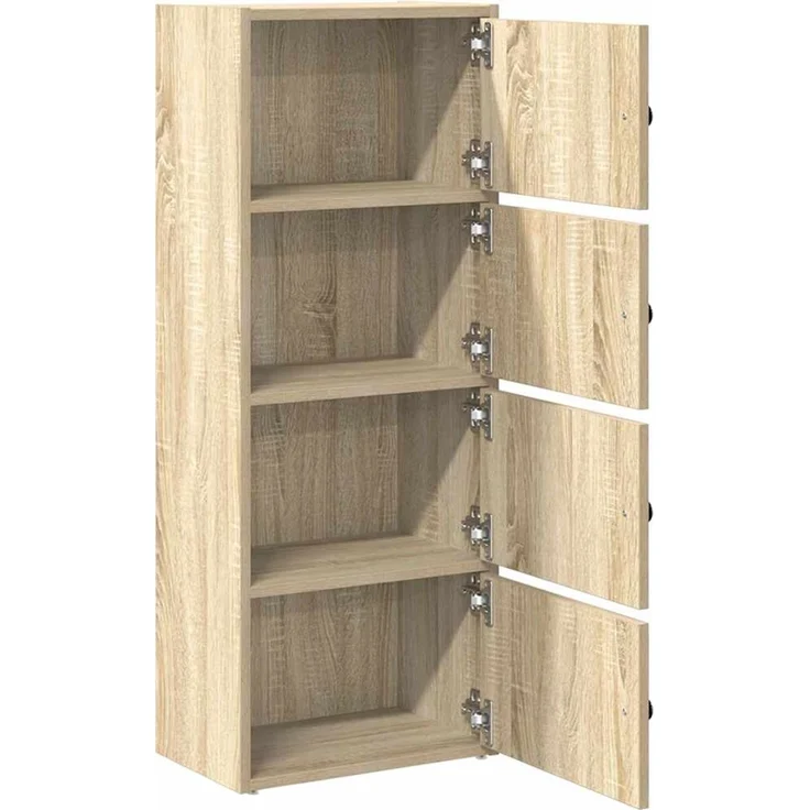 vidaXL Bücherregal Sonoma-Eiche 40x24x102 cm Holzwerkstoff 860375 – Bild 5
