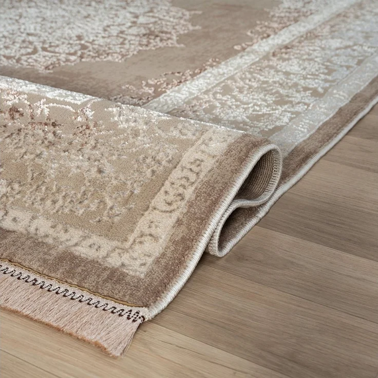Vimoda Orientteppich Salsa, moderner orientalischer Klassiker Look, Rechteckig, Höhe: 13 mm, Teppich kurzflor modern, dicht, weich, Wohnzimmer, Schlafzimmer – Bild 2