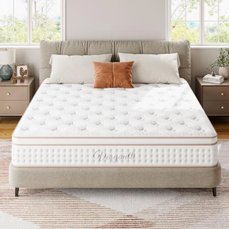 Vesgantti Matratze 160x200 Taschenfederkernmatratze 30 cm hoch, H3 Orthopädische Federkernmatratze, ÖkoTex Zertifiziert, Federkernmatratze Rollmatratze Mittelfest – Bild 9