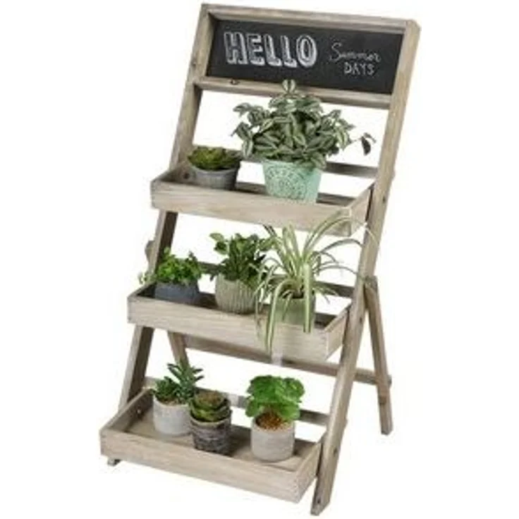 Sunnydays Blumenständer Pflanztreppe Blumentreppe Blumenregal Kräuterregal Kräuterständer – Bild 6