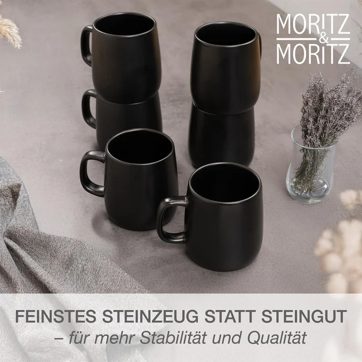 Moritz & Moritz VIDA Kaffeebecher 6er – Bild 3