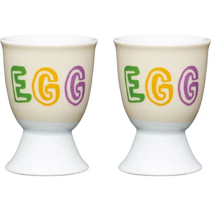 Neuetischkultur EGG Eierbecher Porzellan 2er Set