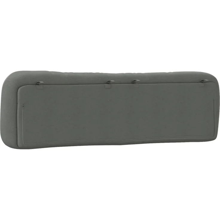 vidaXL Kopfteil-Kissen Dunkelgrau 180 cm Stoff 374601 – Bild 9