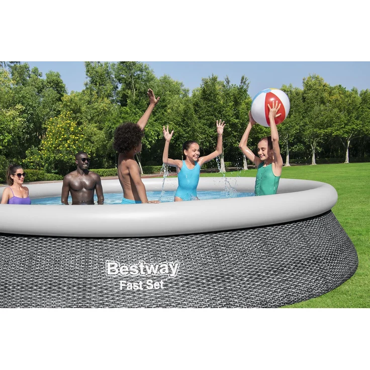 Bestway Fast Set™ Pool-Komplettset, mit Filterpumpe Ø 396x84 cm – Bild 9