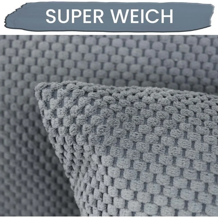 Amilian Dekokissen 2er Set Kissen - Zierkissen - Sofakissen mit Füllung und Kissenbezug, (2 Stück), Kopfkissen, Kuschelkissen, Couchkissen mit Kissenfüllung – Bild 4