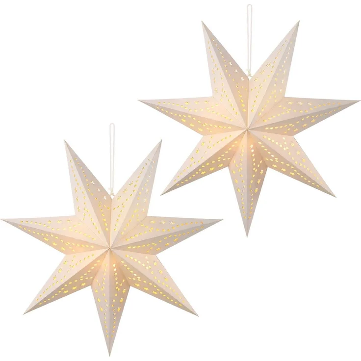 vidaXL Weihnachtsbeleuchtung RAAHE 2 stk. 10 LEDs Warmes Weiß 42056666 – Bild 2