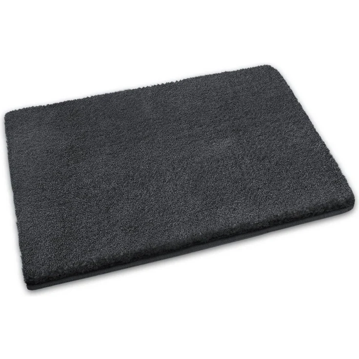 Karat Badematte Karat Hazy, In vielen attraktiven Farben + Größen, Höhe 30 mm, rutschhemmende Latexbeschichtung, waschmaschinenfest, Polyester, extra weiche Mikrofaser – Bild 1