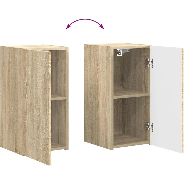 vidaXL TV-Schrankset 6 stk. 31 x 30 x 60 cm Sonoma-Eiche 3409125 – Bild 11