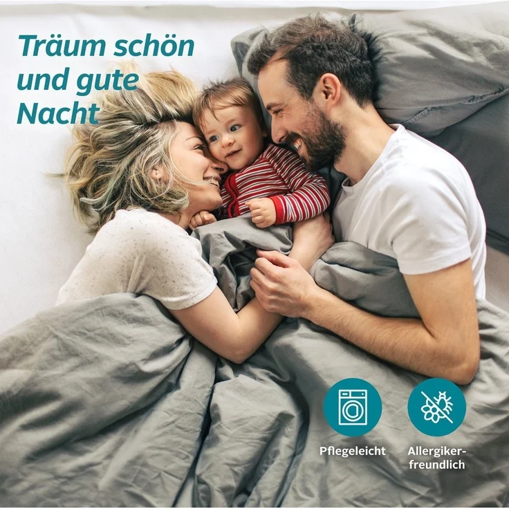 Lüttenhütt Kissenbezüge Gretje, (2 Stück), für Kinder, 50x50 cm, mit Reißverschluss, Baumwollmischung, Patchwork – Bild 2