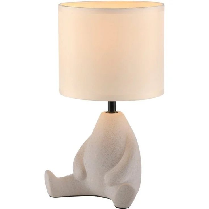 JUST LIGHT Tischleuchte TED, Ein-/Ausschalter, Leuchtmittel wechselbar, Warmweiß, Schalter, Schnurschalter, ExklusiveE27 – Bild 4
