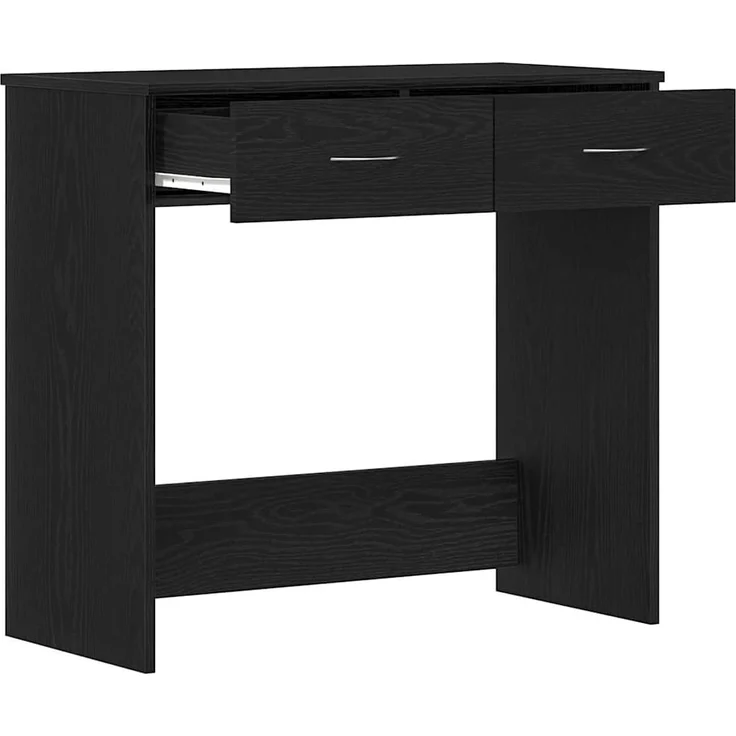 vidaXL Schreibtisch Schwarz Eichen-Optik 80 x 40 x 75 cm Holzwerkstoff 862480 – Bild 4