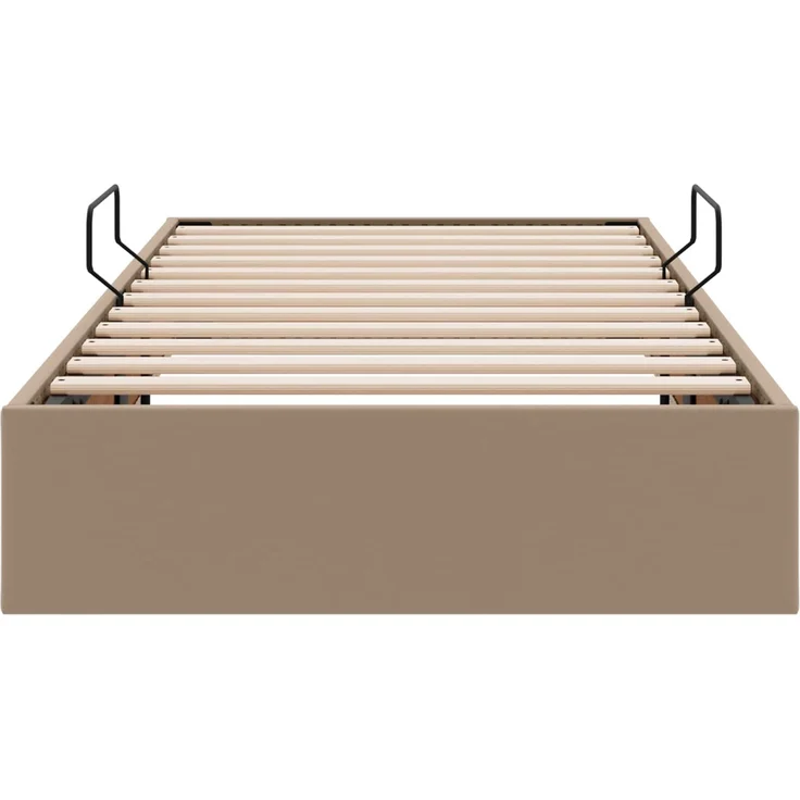 vidaXL Ottoman Bettgestell Cappuccino 90 x 190 cm Kunstleder 3442753 – Bild 7