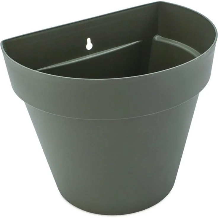 Spetebo Blumenkasten Kunststoff Wand Blumentopf für Außen 28x20 cm (Anzahl, 1 St, Stück), mit Aussparung zur Wandbefestigung – Bild 4