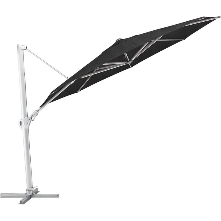 Kettler Ampelschirm Sonnenschirm EASY SWING Rund mit Schutzhaube 350cm Schwarz L – Bild 1