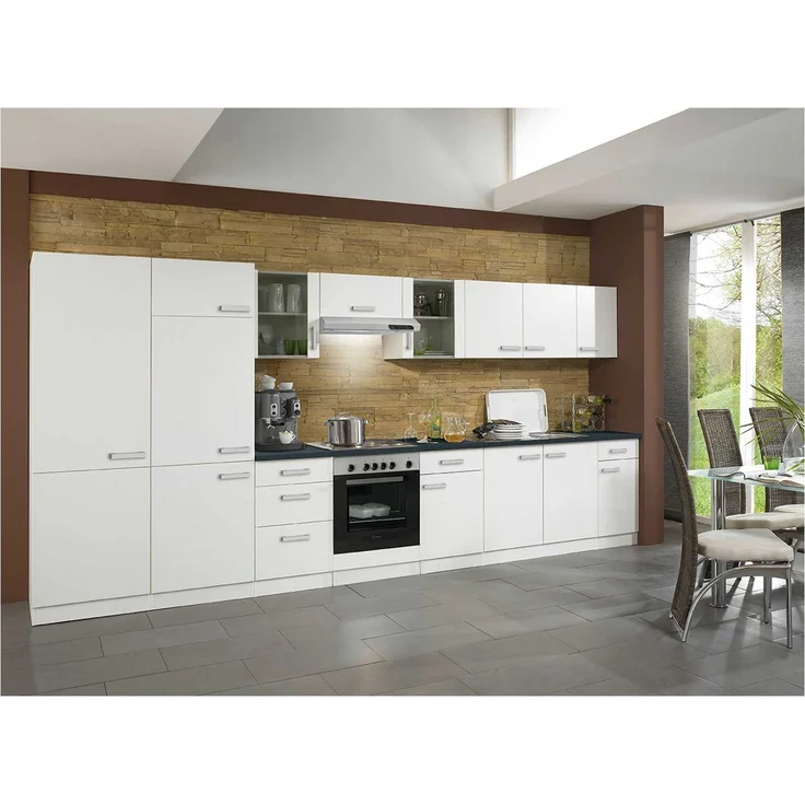 Oberschrank Optimal / Opti-Kult, Holzwerkstoff, Kunststoff, Weiß, 40 x 58 x 35 cm – Bild 2