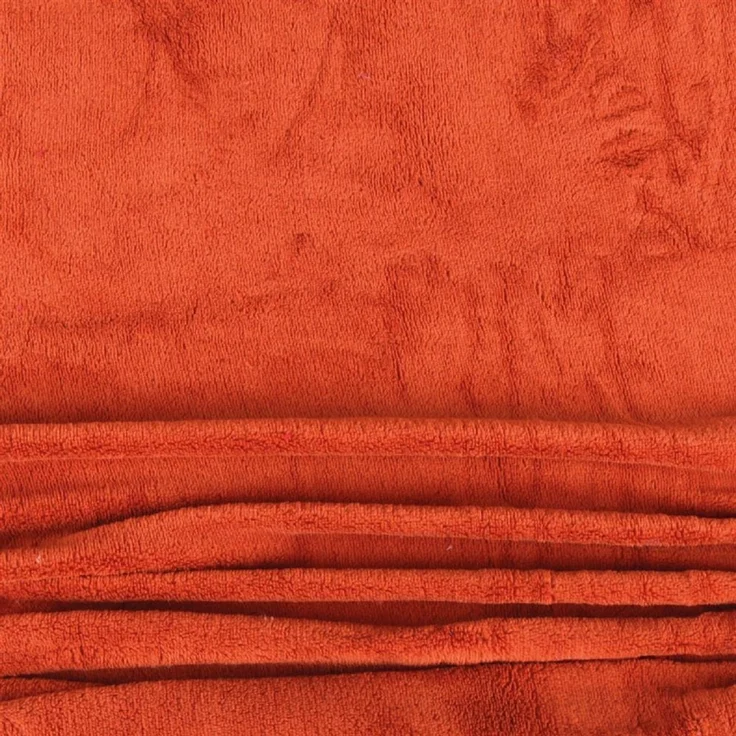 Babydecke Krabbeldecke Schmusedecke Kuscheldecke für Kleinkinder, flauschig weich nach ÖKO-TEX Standard 100 in vielen verschiedenen Ausführungen verfügbar in vielen Grüßen und Farben (ca. 80x120 cm / terracotta - ochre) – Bild 5