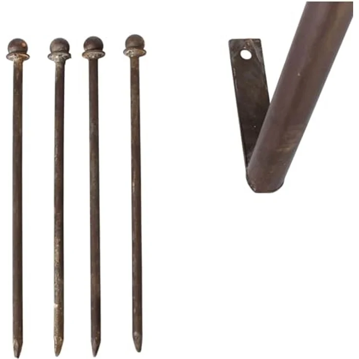 DanDiBo Hollywoodschaukel 2 Sitzer Metall Antik Gartenschaukel 082505 Schaukelbank Schmiedeeisen Bank Outdoor Wetterfest – Bild 7