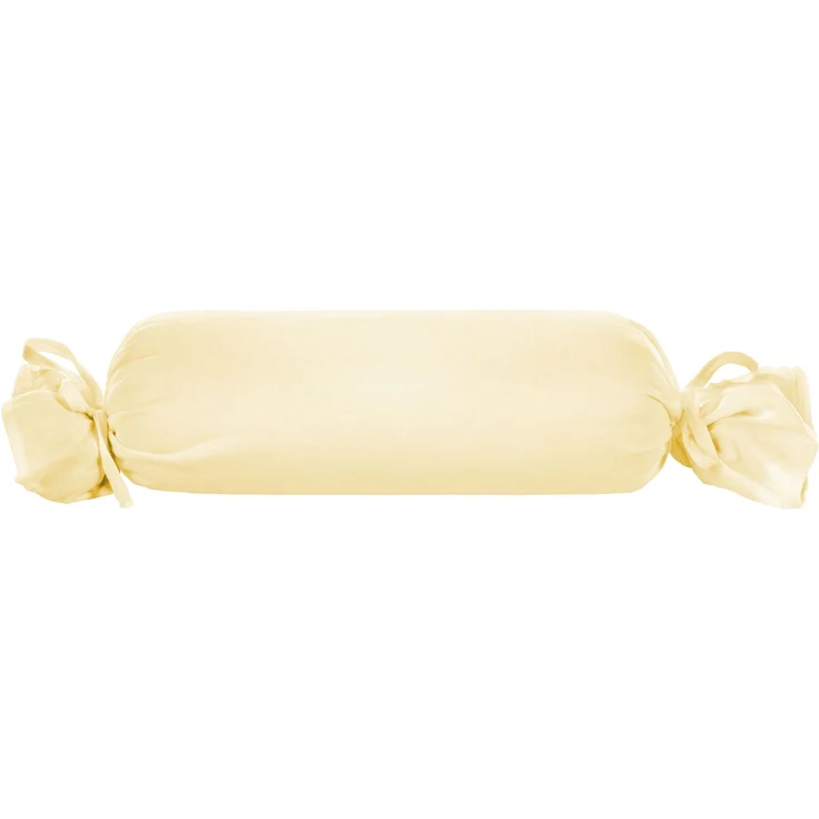 biberna Feinjersey-Kopfkissenbezug, gelb, 15x40 cm – Bild 1
