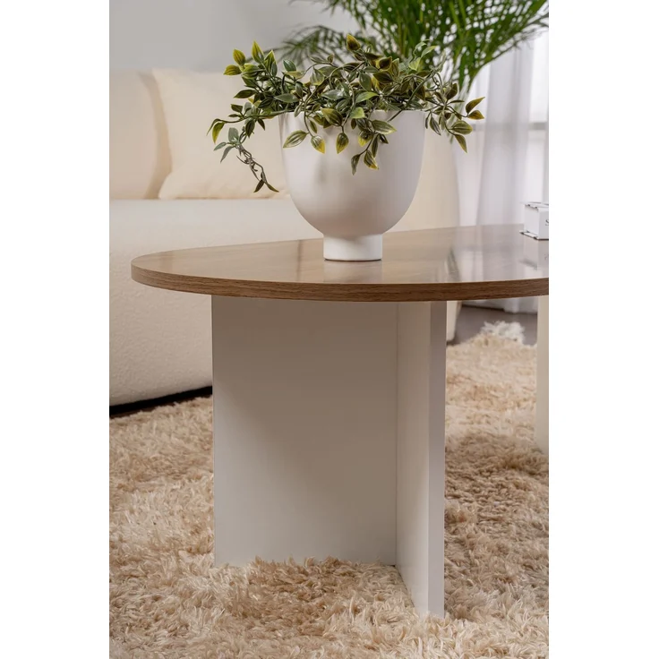 Skye Decor Couchtisch 100% MELAMINE COATED PARTICLE BOARD, 39,8 cm x 60 cm x 119 cm 909NRD11 – Bild 4