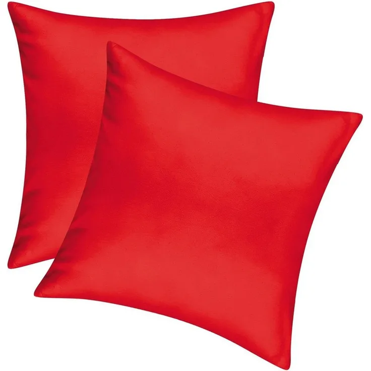 Pataya Kissenbezug 100% Baumwolle, weiche Kopfkissenbezug, Kissenhülle, Kissenbezüge, (2 Stück), Weich und Atmungsaktiv, Jersey, 140 g/m²