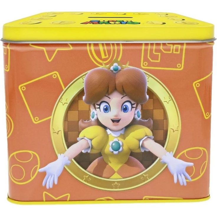 Nintendo Daisy Von Super Mario Tasse Cup Becher mit Spardose Münzbox 9x13x11cm – Bild 2