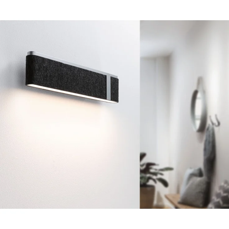 LED Wandleuchte 3-Step-Dim Jagun 2700K 1250lm 230V 18W dimmbar Anthrazit – Bild 8