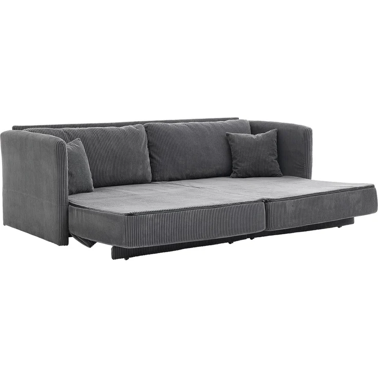 ZUBALIYA Schlafsofa 69.00x23.00 cm, mit Cordbezug, für Wohnzimmer und Apartments, mit stabilem Untergestell, Beige – Bild 18