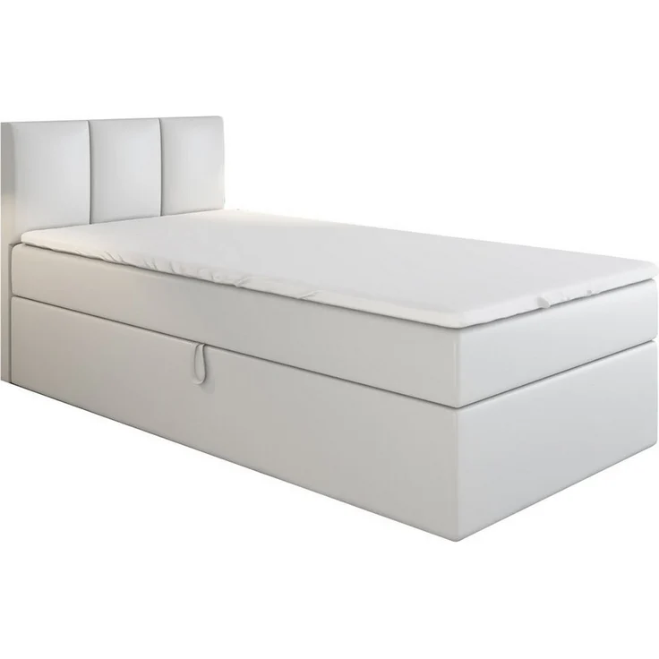 A&J MöbelLand Boxspringbett NASI mit Bettkästen, Bonell-Matratze und Topper – Bild 5