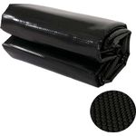 Pool-Abdeckung Wärmeplane Abdeckplane Solarplane Solarabdeckung, Stärke: 400 µm ~ rund 3,66m schwarz