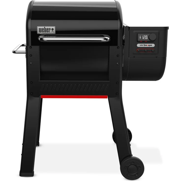Weber Smoque Holzpelletsmoker (schwarz, 2 Temperaturfühler, App-Steuerung)