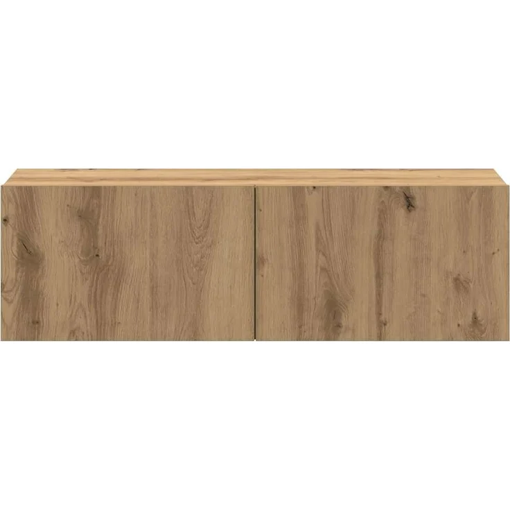 vidaXL 4-tlg. TV-Schrank-Set Wandmontage Artisan-Eiche Holzwerkstoff 3329018 – Bild 4