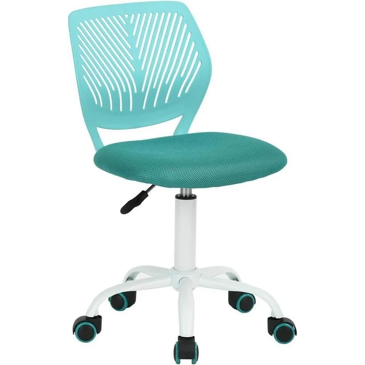 Homy Casa Türkis Grüner Schreibtischstuhl Ergonomisch Verstellbar – Bild 1