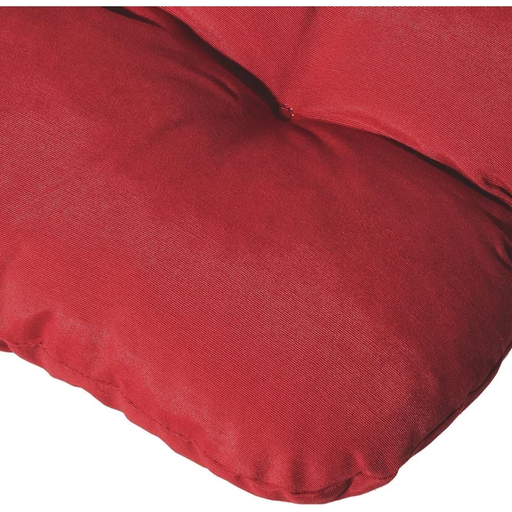 Beautissu Niederlehner Auflage Flair NL 100 x 50 x 8 cm Rot – Bild 4