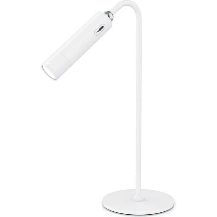 BEARWARE Schreibtischlampe 4in1 LED Tischlampe dimmbar, Magnethalterung, Bürolampe, Tischleuchte, mehrere Helligkeitsstufen, LED fest integriert, warmweiß, Akku, 3 Helligkeitsstufen, Standfuß, Wandhalterung, Clip, Taschenlampe – Bild 1