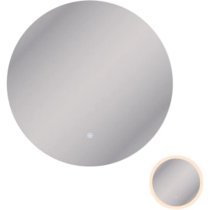 Planetmöbel Dekospiegel NOVA, runder Wandspiegel mit LED-Beleuchtung, Touch-Funktion, dimmbar, 60 cm, 4200K – Bild 7