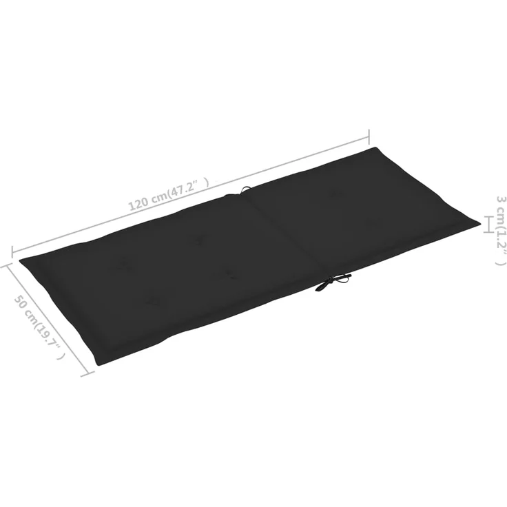 vidaXL Klappbare Gartenstühle 6 Stk. mit Auflagen Massivholz Akazie 3064126 – Bild 10