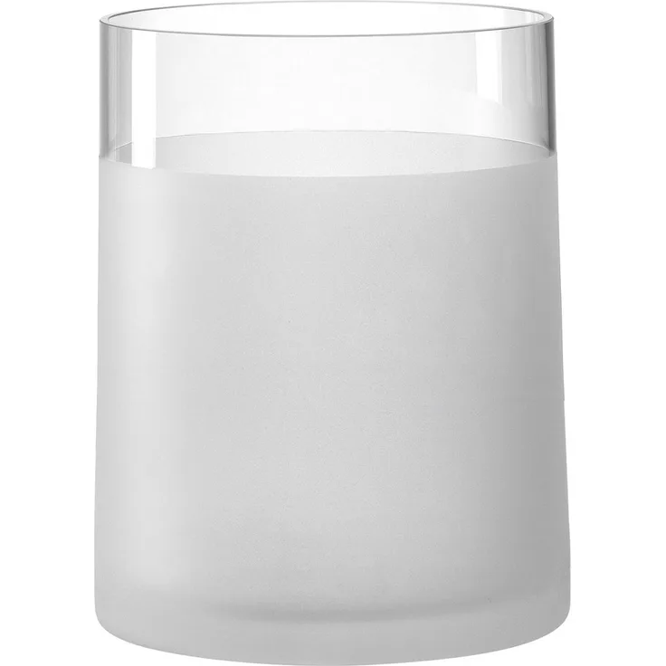 Leonardo Vase NOVARA, Dekovase, Glasvase, Kalk-Natron Glas, Satiniert, 19 cm, 018628